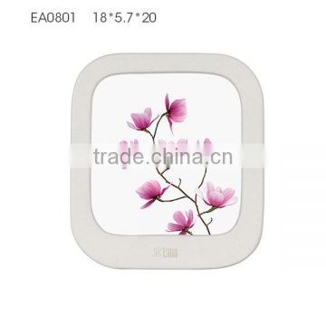 Unique high quality white resin photo frame picture frame image frame for home decor with patent