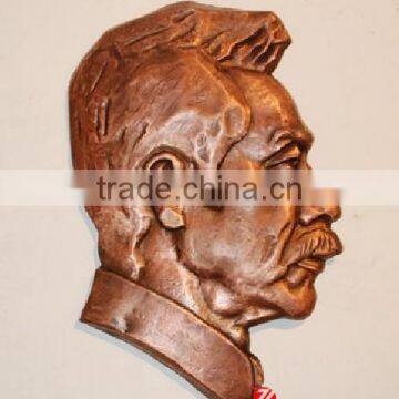 Lu xun head sculpture office wall decorations