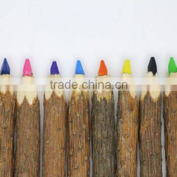 12 Pcs Pine Coloring Pencil, 12 Nature Wooden Coloring Pencil, 12 Pieces Eco-Friendly Color Pencil photo-3