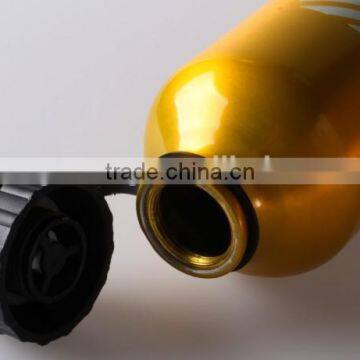 Gold Color Aluminum Water Bottle With Plastic Cap photo-5
