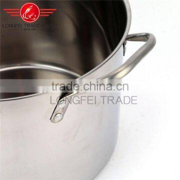 Hot Selling Eco-friendly 3pcs Stainless Steel Pot /Deep Soup Pot photo-3