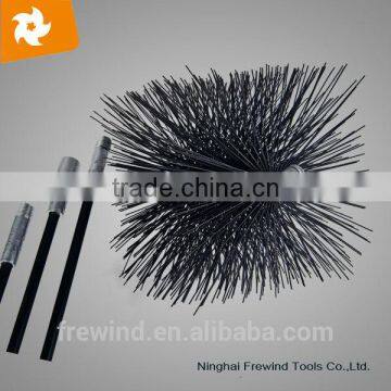 steel wire chimney brush for fireplace