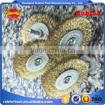75MM Steel Wire Cup Brush Wheel Twist Knot Crimped Bowl Disc Abrasive M10 Round Grinding Cheaning Brush photo-2