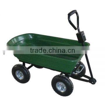 75Litre garden trolley wheelbarrow tipper tipping garden cart