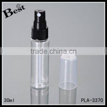 30ml  china clear cosmetic water toner plastic pet spray bottle high quality personal care perfume plastic bottle pet