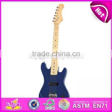 Лучшие продажи классических деревянных игрушек - детская электрическая гитара W07H014-S photo-3