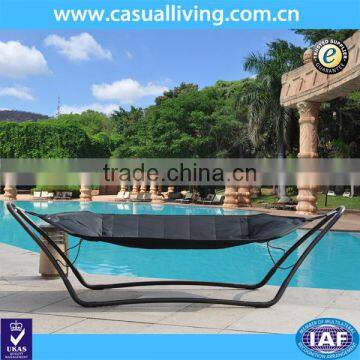 outdoor heavy duty steel hammock stand with fabric hammock