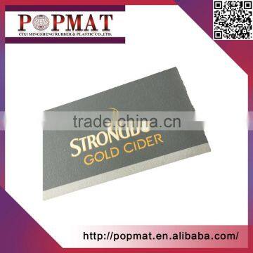 Custom Logo Printed Non Woven Fabric Rubber Bar Mat photo-5