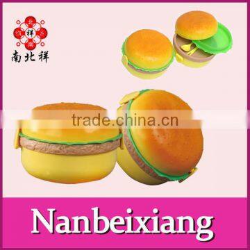 Hamburger Outdoor Children Bento Kids Plastic Lunch Box