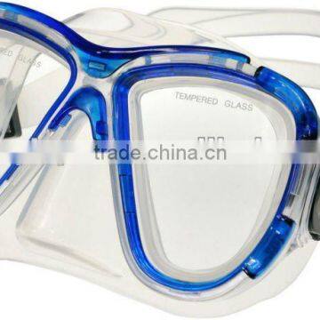 Adult Professional Big Eye Diving Mask Two Window Adjustable Diving Mask photo-2