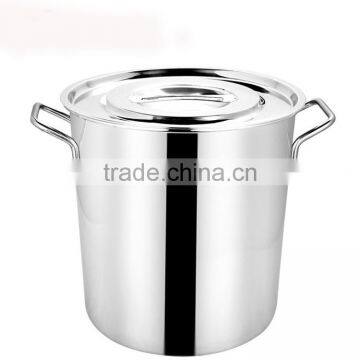 Tall Straight-shaped Non-magnetic stainless steel stockpot/commercial stock pot/soup bucket