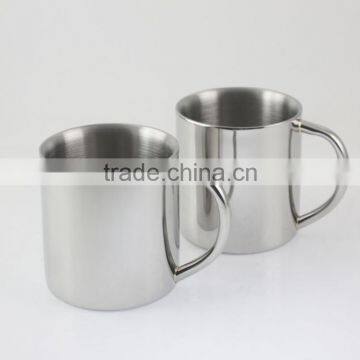 14 Oz Double Walled Insulated Tea Cup Desk Mug Stainless Steel Coffee Mug photo-3