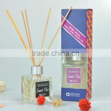 fragrance oil air freshener scent diffuser with sola flower diffuser PET bottle