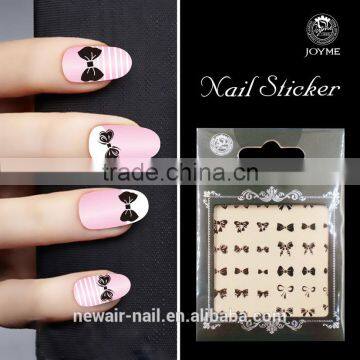 NEWAIR Best Sale 2D in stock black and white nails arts stickers