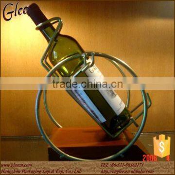 Metal display wine rack