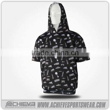 Sublimated print hoodies jersey /wholesale custom hoodies