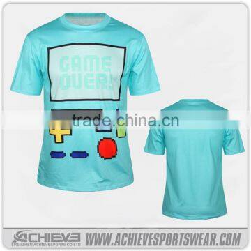 custom printer cartoon kids sublimation t-shirt