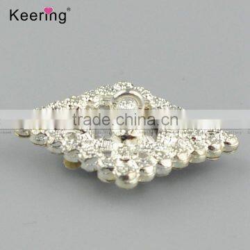 Hotsale Newest Design Rhombus Full Rhinestone Royal Button Pins WBK-1470 photo-2