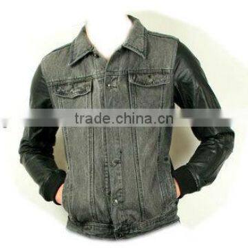 Mens Denim Baseball Jackets