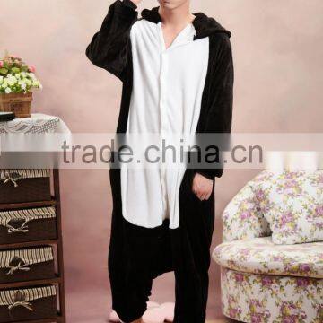 Flannel Cartoon Adult Animal Jumpsuit Animal Pajamas Jumpsuit Penguin Design photo-5