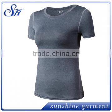 High Quality Women Gym T-shirts Running Fitness Wear photo-3