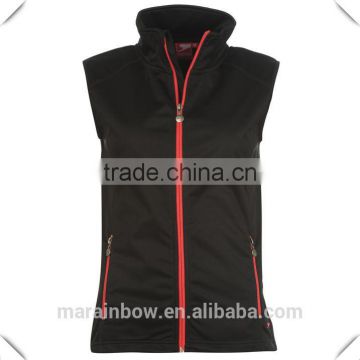 fashionable lightweight and breathable custom made ladies sleeveless Golf Windshirt