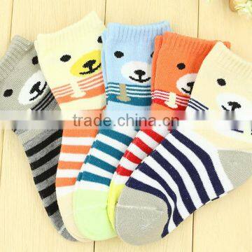 happy funny animal knitted happy infant baby shoe cotton socks