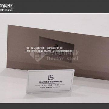 304 Decorative Brown Golden Mirror Stainless Steel for Building Material photo-2