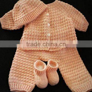 Hand Crochet Knitwear Baby Pattern