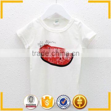 2015 New Cotton Children Set Watermelon Pattern White t Shirts and Pants photo-3