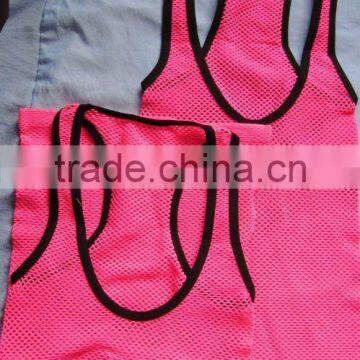 hot sell mesh seamless sport ladies tank top