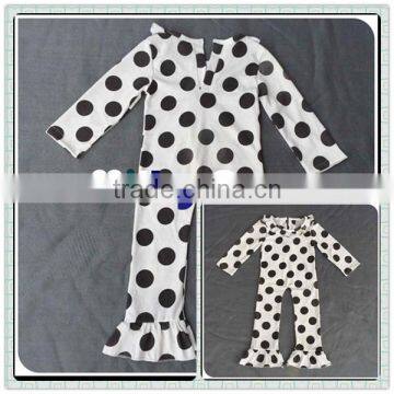 2016 cute dots cow baby spring onesie clothes wholesale long-sleeved baby summer rompers clothes