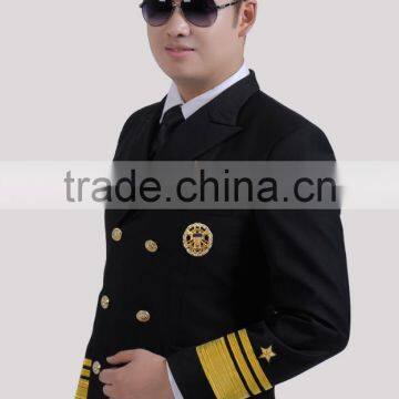 Juqian High Grade Man Flight Army Airline Pilot Uniform Custom Wholesale photo-5