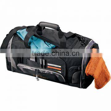 Touring 22" Deluxe Duffel Bag - Large Zippered U-shaped Main Compartment, Rear Shoe Pocket With Vents and Comes With Your Logo. photo-4