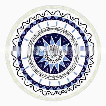 walson wholesale drop shipping Mandala Round microfiber Beach Towel