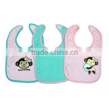 2016 China supplier baby bibs 100% cotton