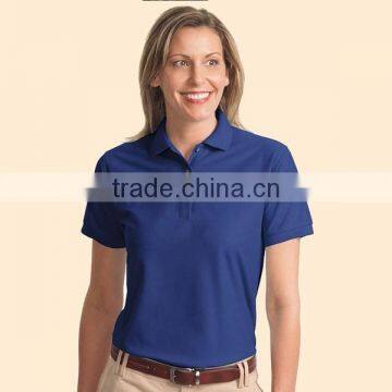 dark blue lady polo shirt