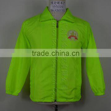 Round neck fluorescent green reflective safety Clothing