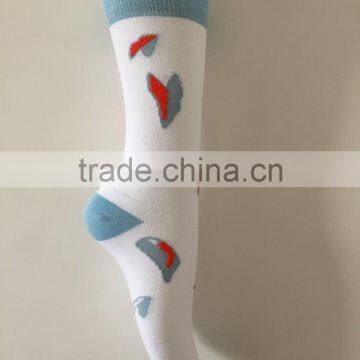 Amazon Supplier 100% Organic Cotton Women / Men Custom Design Your Own Colorful Dress Socks photo-4