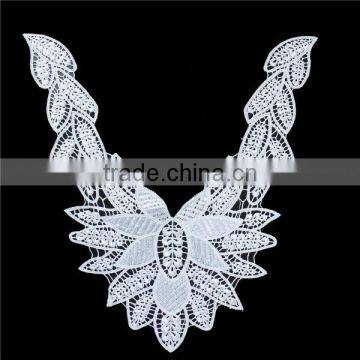 Polyester Lace Trim Leaf Off-white Trimmings For Dresses