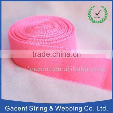 Polyester Customized Logo Fold Over Binding Elastic Webbing photo-3