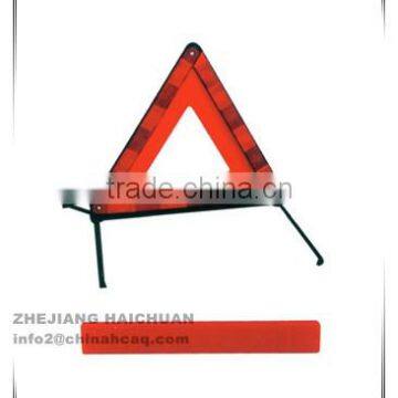 High visibility Triangular warning for car