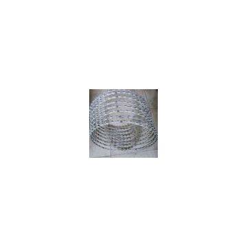 Razor barbed wire mesh