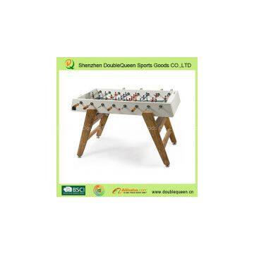 solid wood table hand soccer game for fun