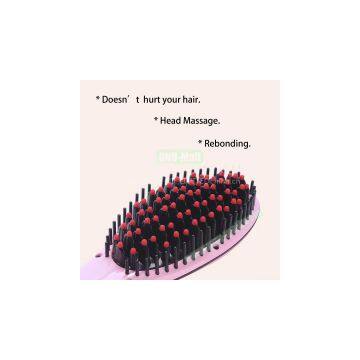 Electric Hair Straighteners Comb Brush photo-3