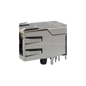 25.4MM Single Port Tab UP 1000Base With LED With Spring