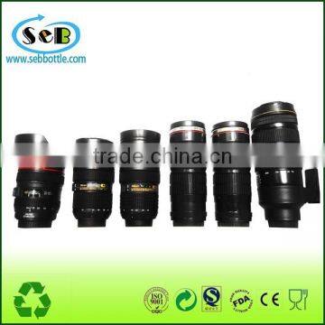 HOT Sale Stainless Steel Vacuum Camera Lens Mug Travel Mug Coffee Mug With Heating in Car photo-5