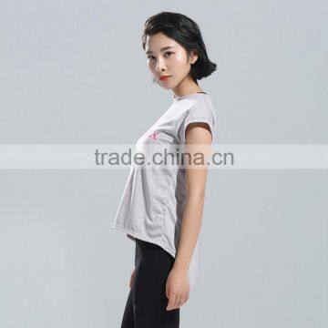 Fitness Women Sport Workout Short Sleeve Tops Gym Yoga Running T-shirt photo-4