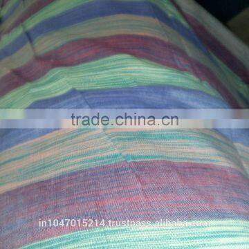 Tie & dye hand woven cotton fabric