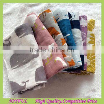 Organic Swaddle Blankets Newborn Cotton Baby Muslin Blanket